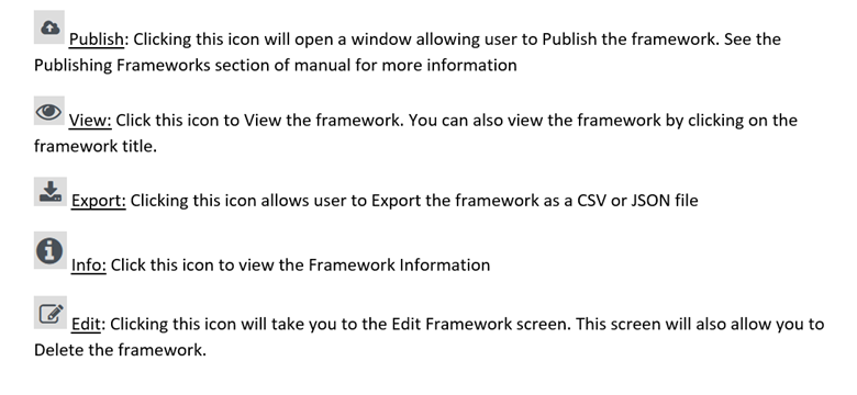 Frameworks