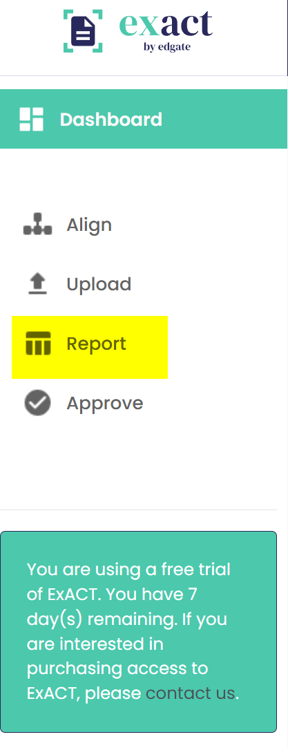 Report Tab